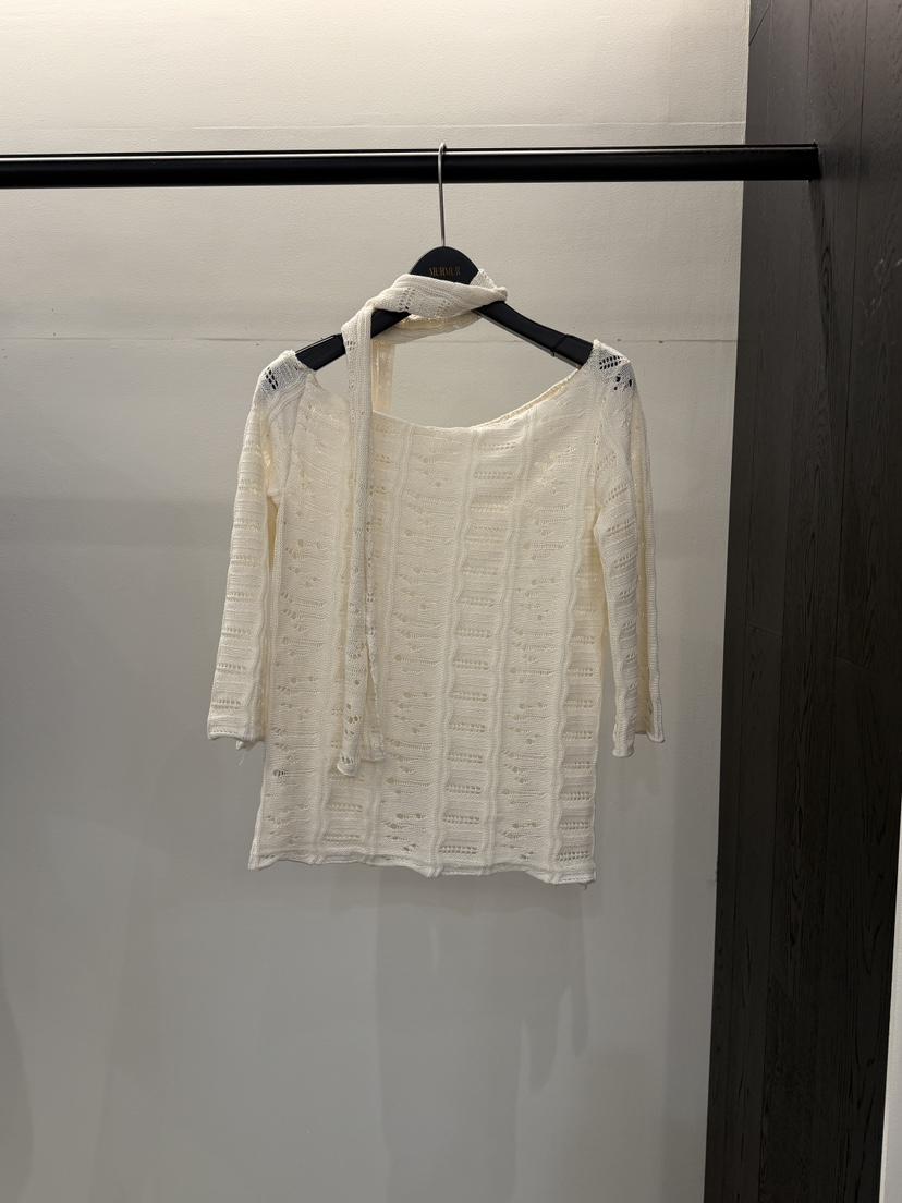 MURMUR韓國直郵女裝新品休閑人氣26春夏時尚針織衫含脖帶MURMUR針織衫