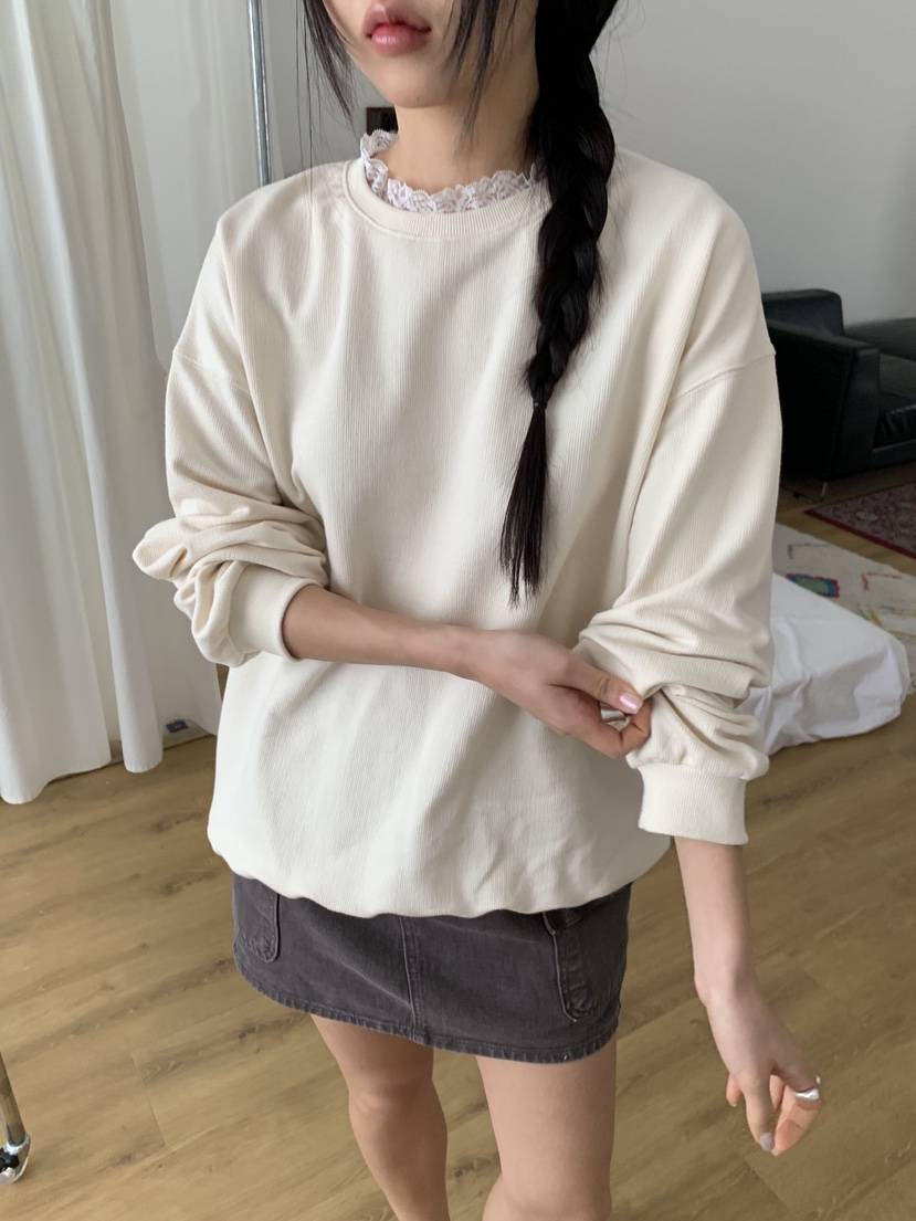 SUNDER MARKET東大門代購女士新款真品26春夏熱賣職業衛衣SUNDER MARKET衛衣