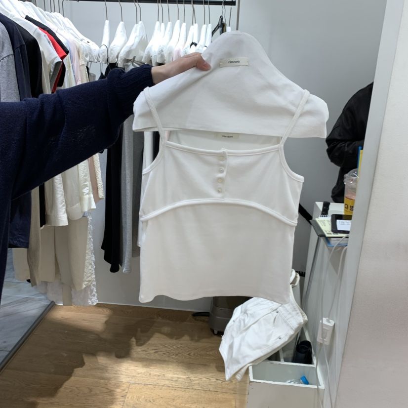 VERVEINE韓國代購女裝新款休閑時尚職業人氣熱賣吊帶背心VERVEINE吊帶/背心
