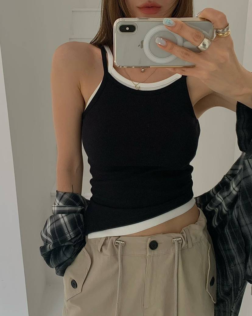 REVE CITE-L韓國直郵女士新品26春夏真品熱賣職業吊帶背心REVE CITE-L吊帶/背心