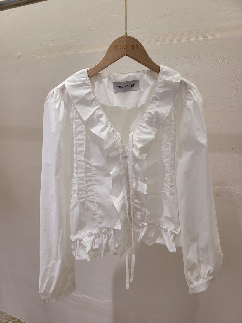 THE OTHER韓國東大門直郵女裝新品熱賣推薦襯衫蕾絲衫棉質THE OTHER襯衫/蕾絲衫