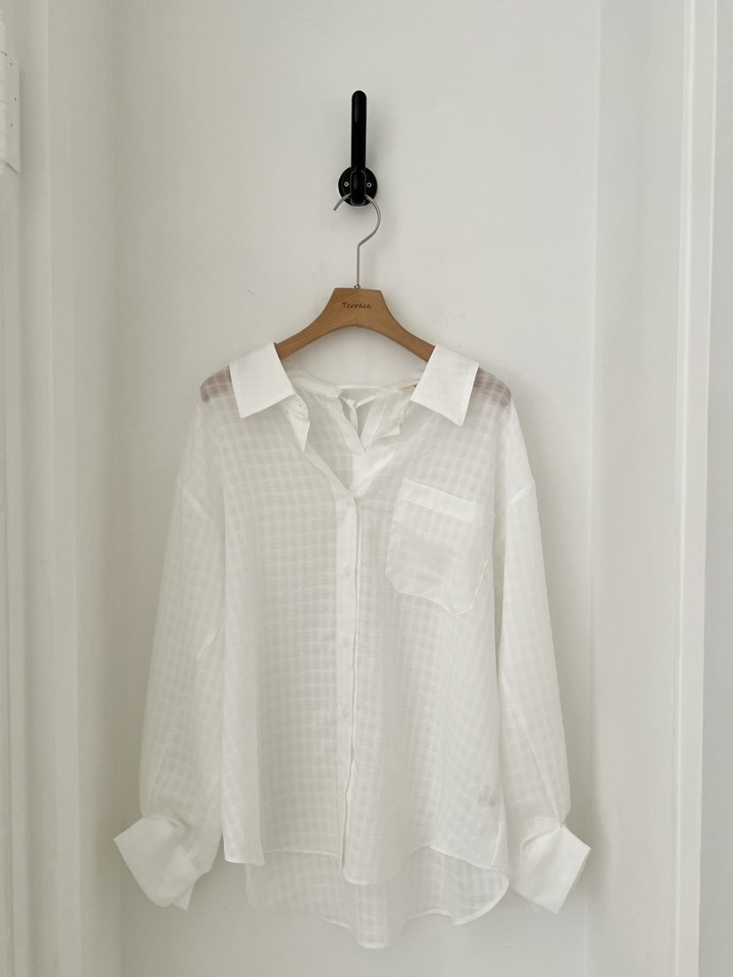 TERRACE韓國代購女士新品人氣休閑熱賣時尚推薦襯衫蕾絲衫TERRACE襯衫/蕾絲衫