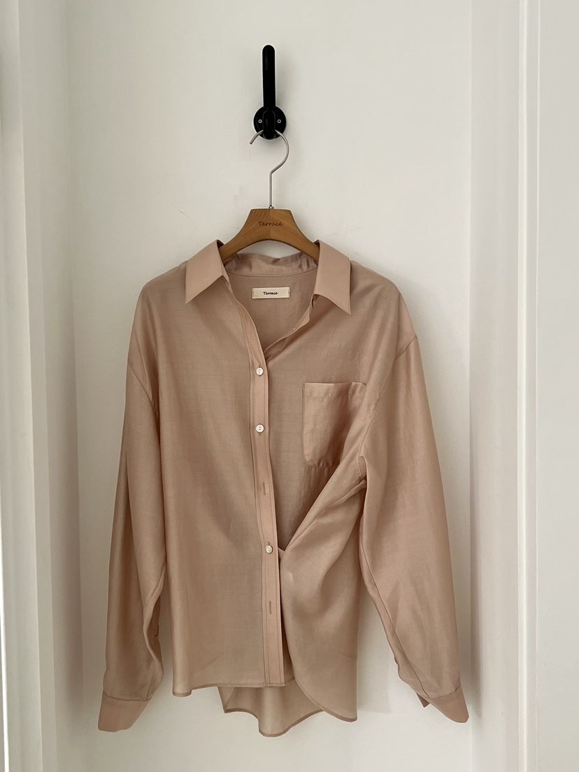 TERRACE韓國東大門直郵女士新款推薦26春夏襯衫蕾絲衫天絲TERRACE襯衫/蕾絲衫