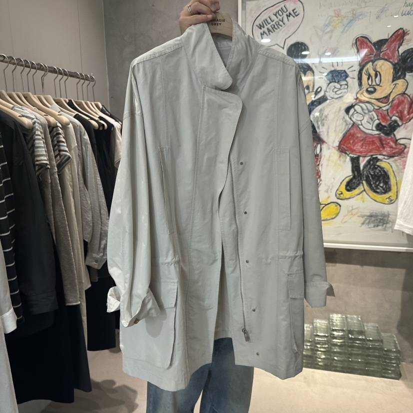 LAMAGIEPIE/LAMAGIE GREY韓國東大門直郵女士新品時尚夾克口袋LAMAGIEPIE/LAMAGIE GREY夾克