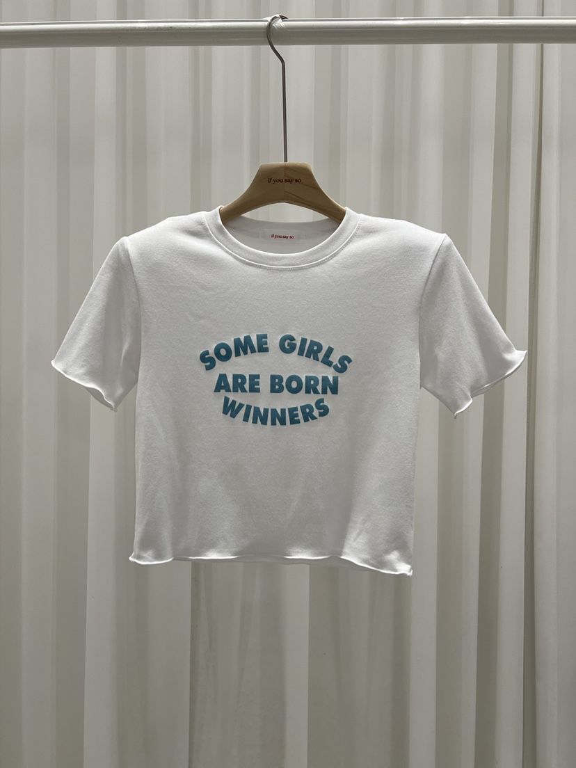 IF YOU SAY SO/PLUM-Q韓國直郵女士新款時尚熱賣T恤IF YOU SAY SO/PLUM-QT恤