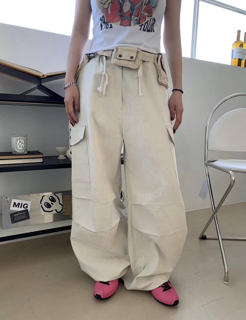 OKIE韓國直郵女裝新款職業休閑26春夏人氣推薦休閑褲工裝褲OKIE休閑褲