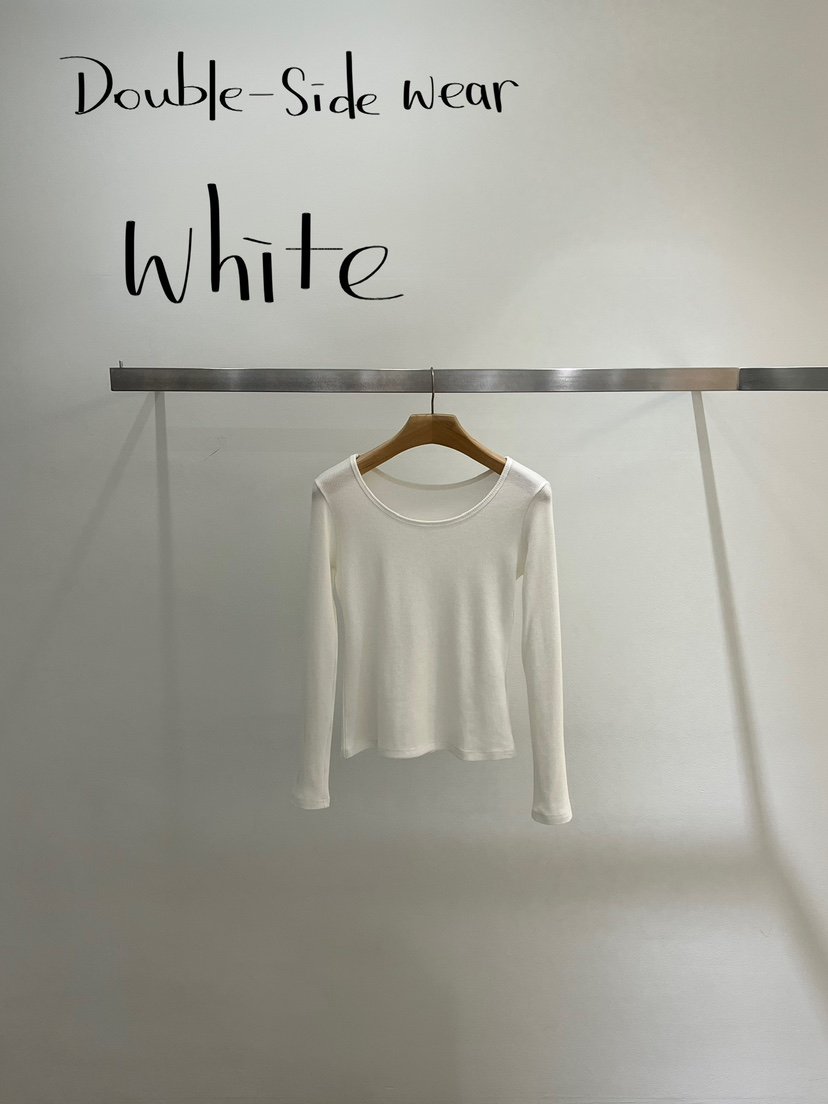 ONESTASTE韓國東大門直郵女士新款時尚長袖T恤華夫格天絲TASTE/ONESTASTE長袖T恤