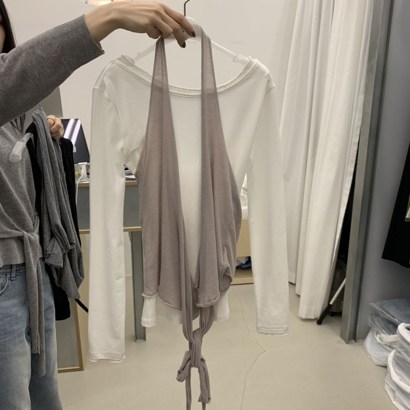 STAINLESS韓國直郵女裝新款熱賣休閑推薦26春夏人氣吊帶背心STAINLESS吊帶/背心