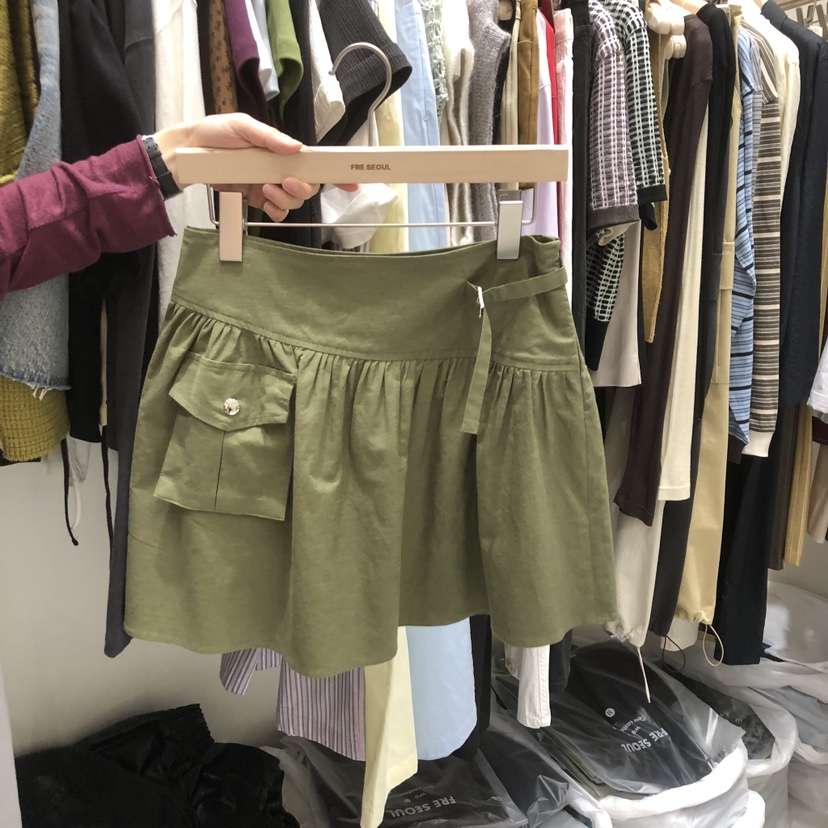 FRE韓國東大門代購女裝新品推薦職業時尚熱賣26春夏休閑短裙FRE SEOUL短裙