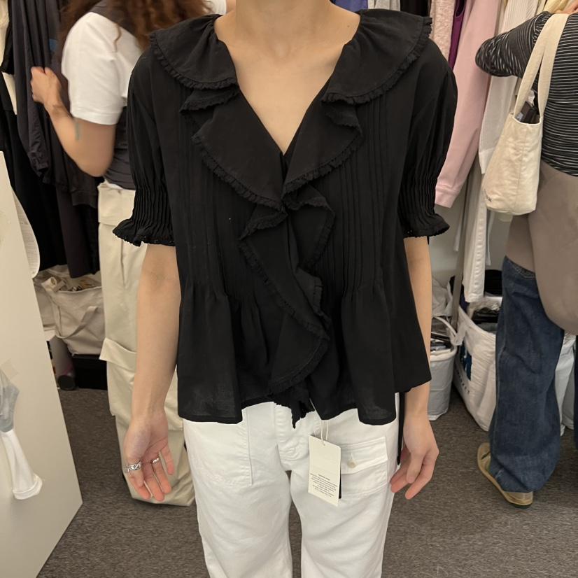 MAG韓國直郵實拍女士新款推薦人氣休閑時尚熱賣襯衫蕾絲衫MAG襯衫/蕾絲衫