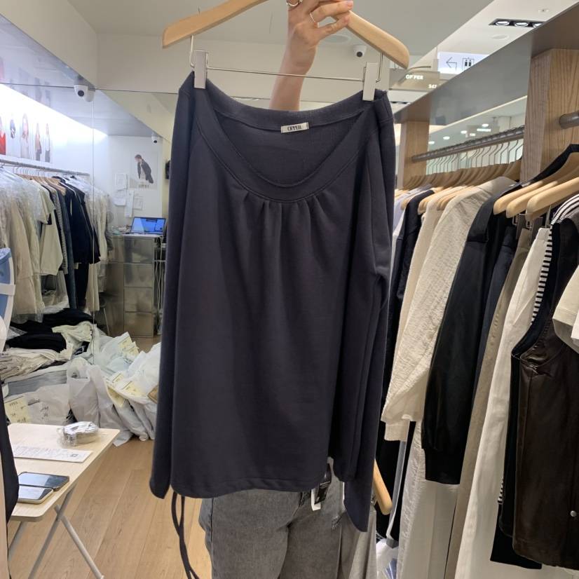 OP PER韓國東大門代購女士新款時尚休閑熱賣26春夏人氣衛衣OPPER-simplebeige衛衣