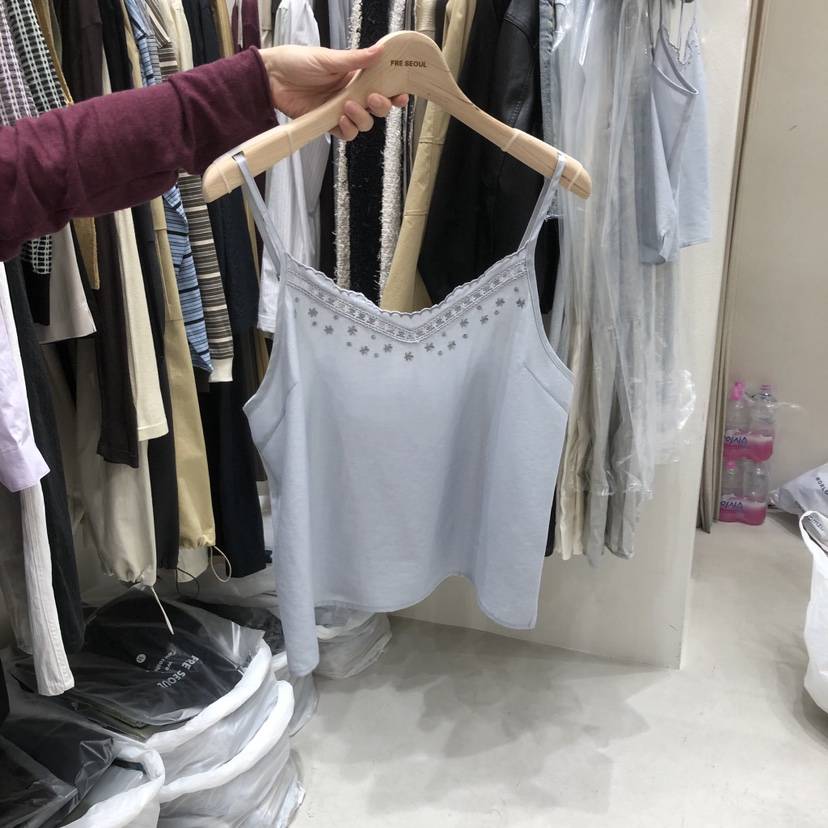 FRE韓國代購女裝新款休閑人氣時尚26春夏熱賣職業吊帶背心FRE SEOUL吊帶/背心