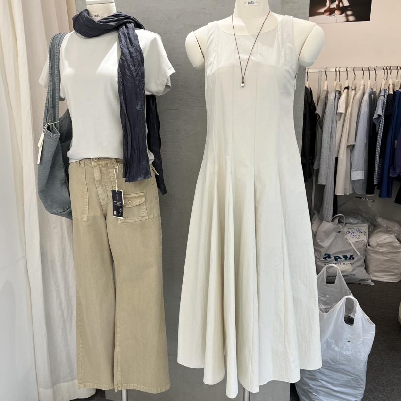 MAG韓國直郵實拍女裝新品人氣時尚26春夏職業連衣裙不含項鏈MAG連衣裙