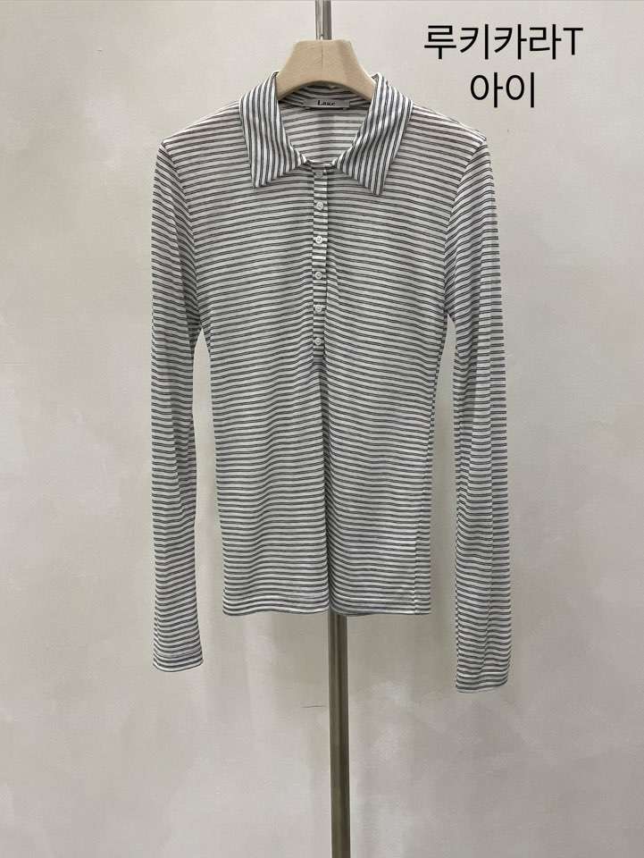 LAKE-A/KONI韓國東大門直郵女士新款休閑職業26春夏長袖T恤Lake Side/KONI長袖T恤