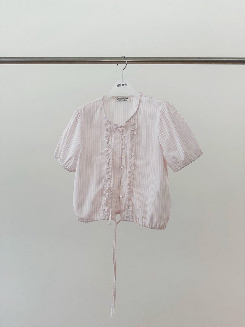 ERUME韓國代購女裝新品休閑人氣26春夏推薦熱賣襯衫蕾絲衫ERUME襯衫/蕾絲衫