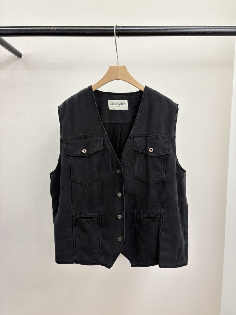 JADEMARKET韓國東大門直郵女士新品人氣推薦時尚26春夏馬甲JADE SEOUL_MARKET馬甲