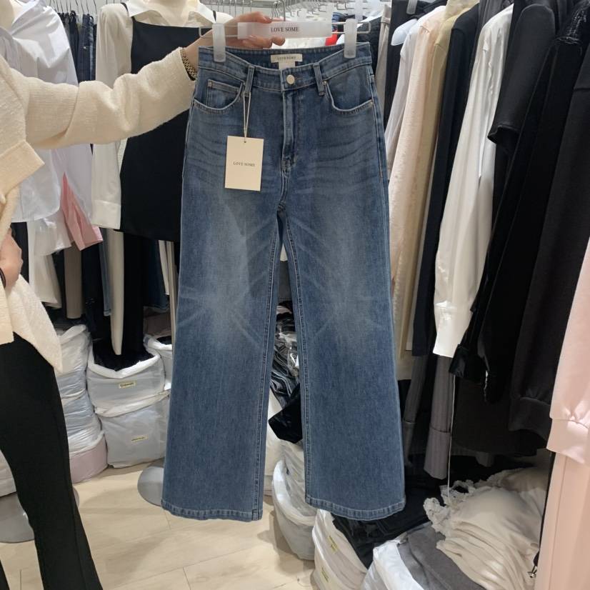 LOVE SOME韓國直郵女裝新款休閑人氣熱賣26春夏推薦牛仔褲LOVE SOME牛仔褲
