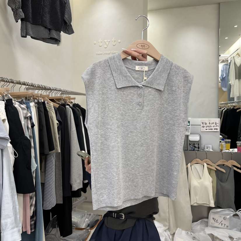 TAKE YOUE TIME韓國直郵實拍女裝新品職業吊帶背心不含內搭腰帶TAKE YOUE TIME吊帶/背心