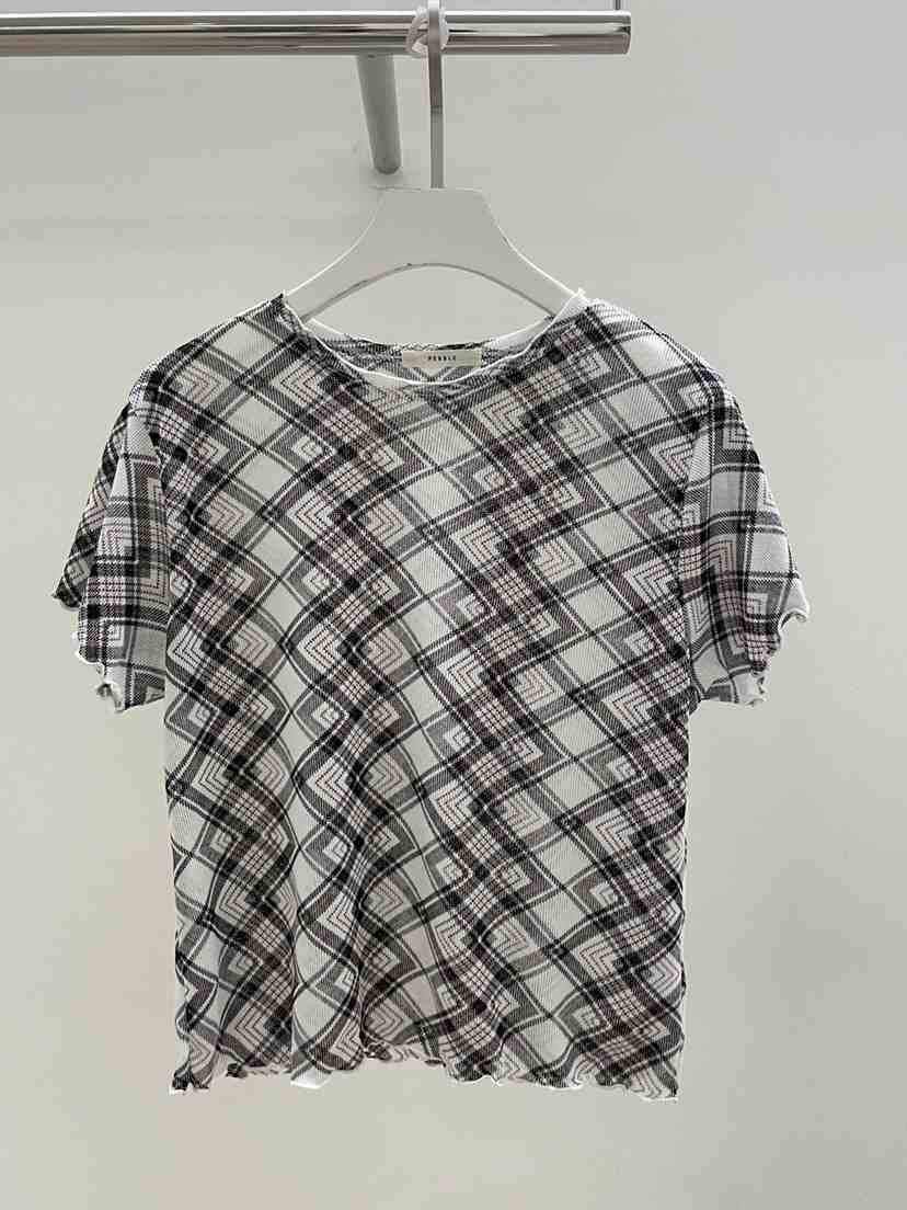 PEBBLE韓國東大門代購女裝新款26春夏人氣推薦熱賣職業T恤PEBBLET恤