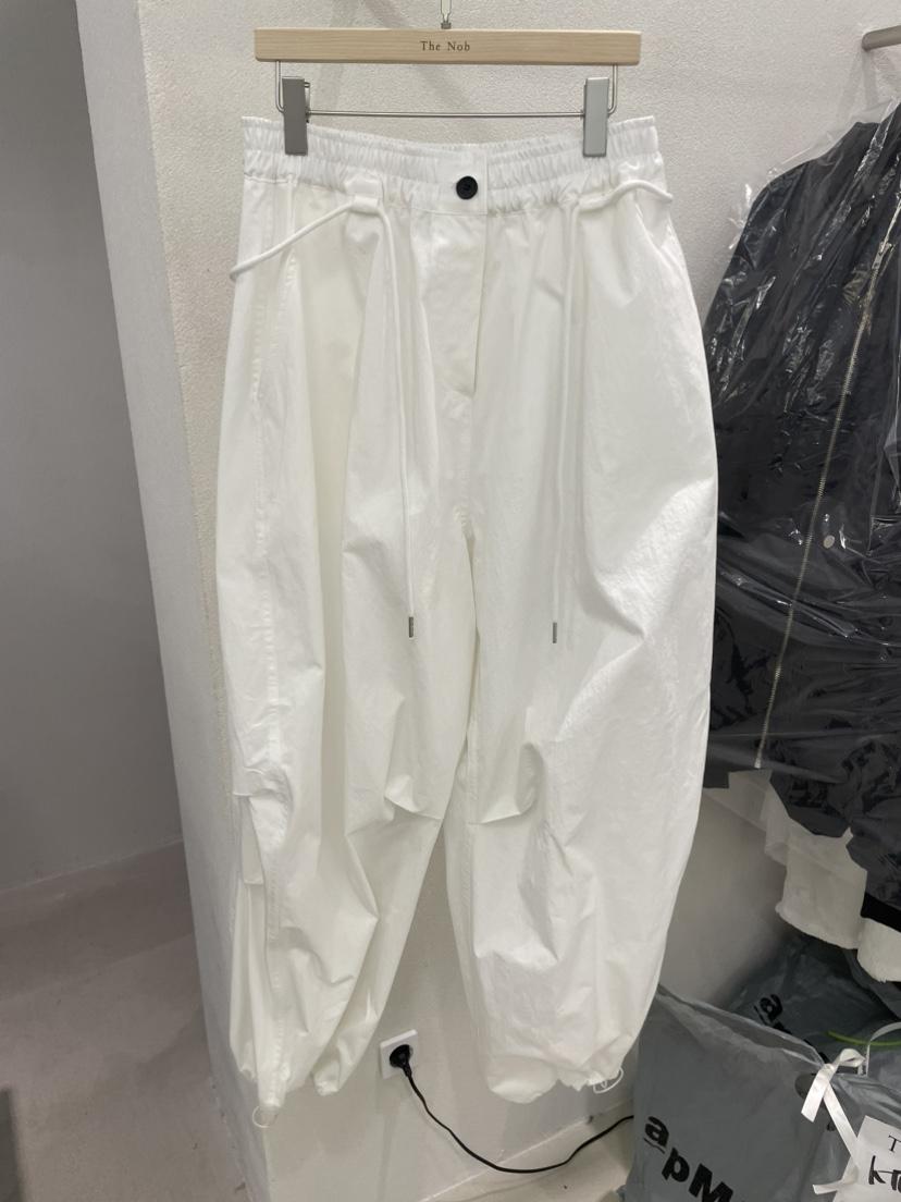 NOB韓國東大門代購女士新品時尚熱賣職業人氣休閑褲含腰繩NOB休閑褲