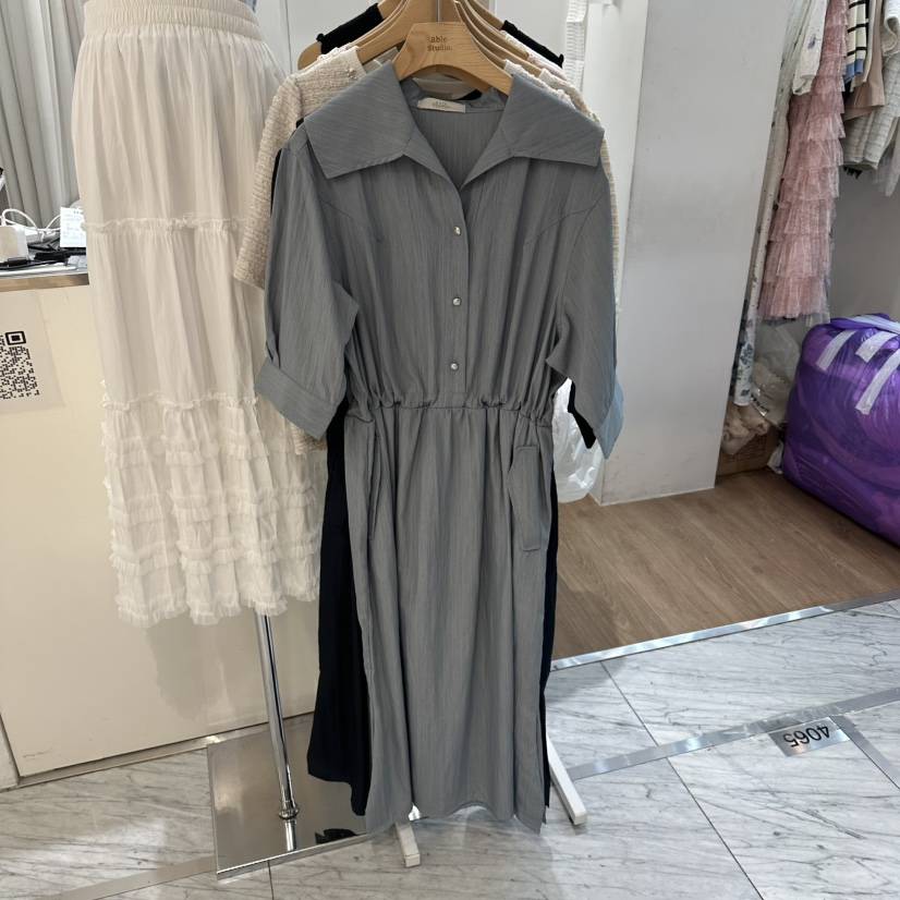 ABLESTUDIO韓國東大門代購女士新款人氣休閑26春夏連衣裙ABLESTUDIO連衣裙