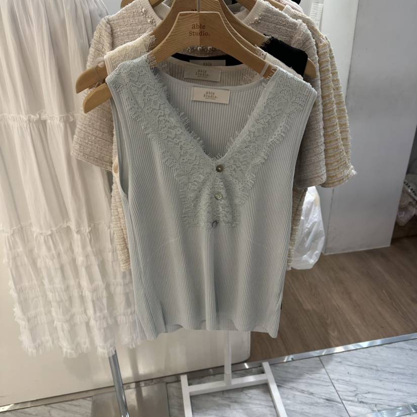 ABLESTUDIO韓國代購女裝新品推薦26春夏休閑人氣吊帶背心ABLESTUDIO吊帶/背心