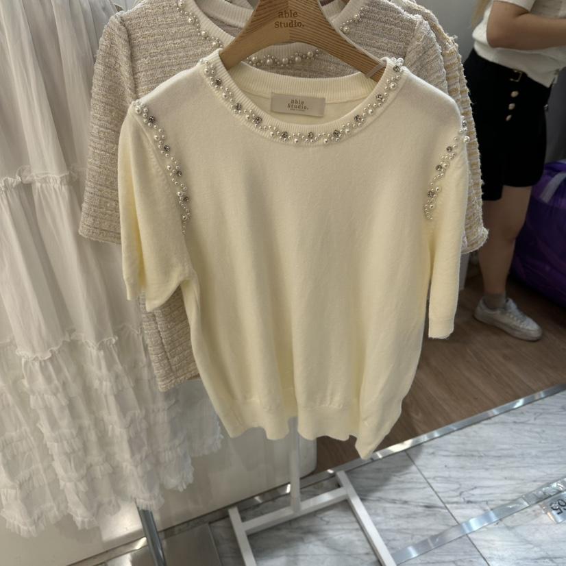 ABLESTUDIO韓國直郵女裝新品時尚26春夏休閑熱賣人氣針織衫ABLESTUDIO針織衫