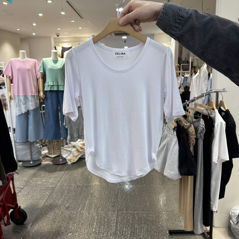 CELINA韓國直郵女裝新品職業26春夏休閑人氣推薦時尚熱賣T恤CELI_NAT恤