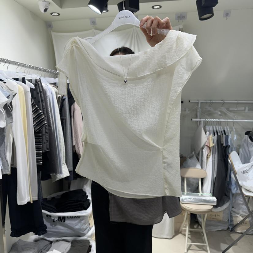 OWNS韓國直郵實拍女士新品人氣時尚熱賣職業26春夏襯衫蕾絲衫OWNS HAUS襯衫/蕾絲衫