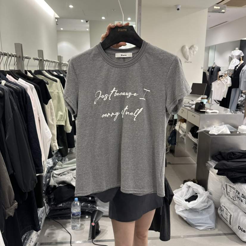 DIARRA韓國代購女裝新款休閑熱賣推薦人氣時尚職業26春夏T恤DIARRAT恤