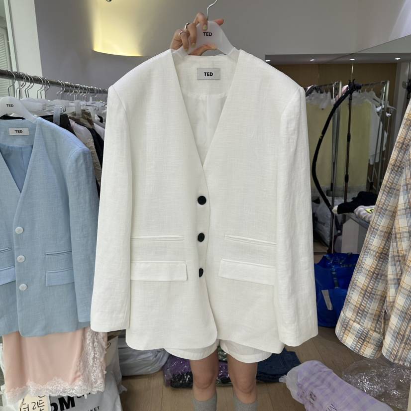 TED韓國東大門直郵女士新品職業26春夏熱賣休閑時尚人氣夾克TED夾克