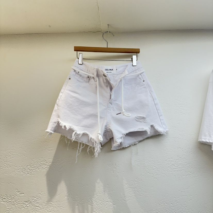 CELINA韓國東大門代購女士新款推薦休閑時尚熱賣短褲手工CELI_NA短褲