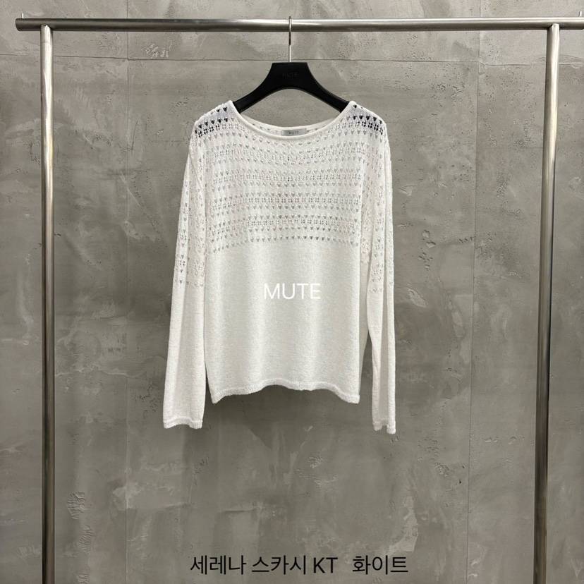 MUTE-P韓國直郵實拍女裝新款推薦26春夏熱賣職業休閑針織衫MUTE針織衫