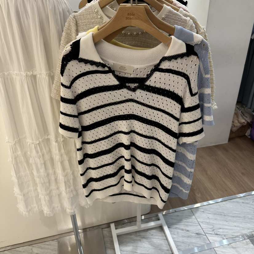 ABLESTUDIO韓國東大門代購女裝新品職業休閑推薦熱賣針織衫ABLESTUDIO針織衫