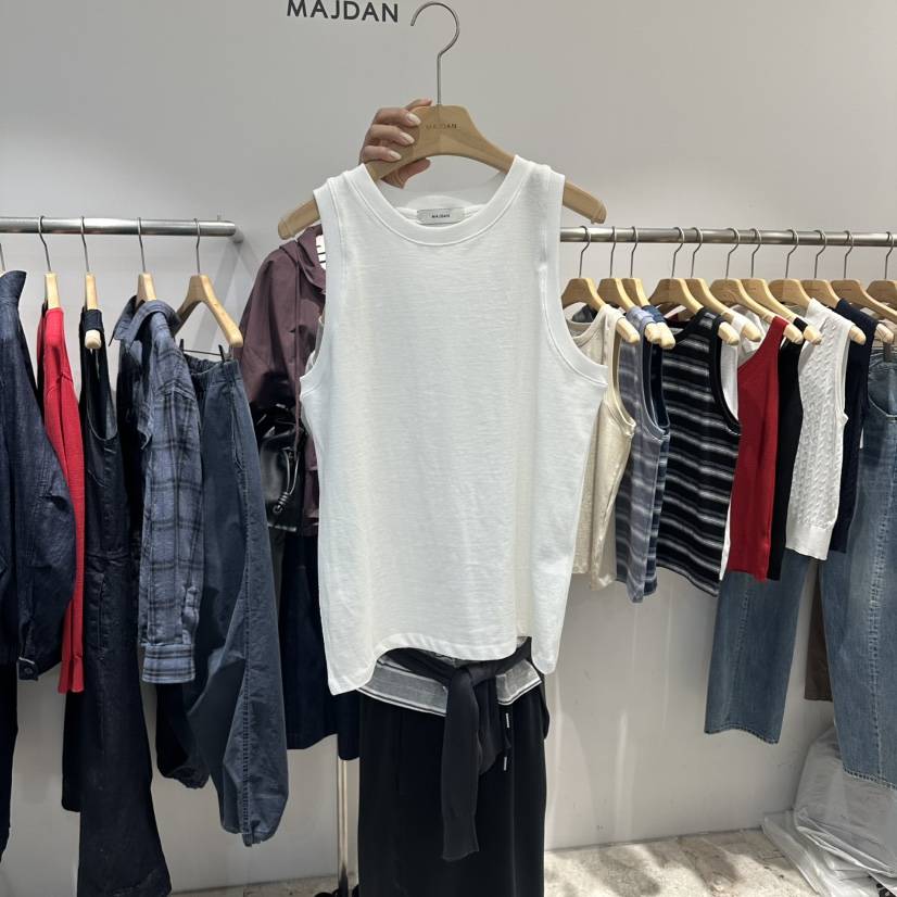 MAJDAN韓國代購女士新品推薦26春夏職業時尚人氣吊帶背心MAJDAN吊帶/背心