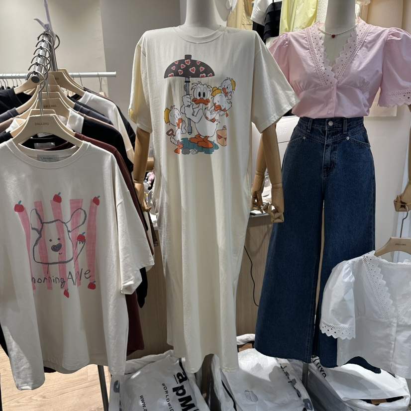 DELLING韓國直郵實拍女裝新品休閑時尚人氣職業26春夏連衣裙DELLING連衣裙