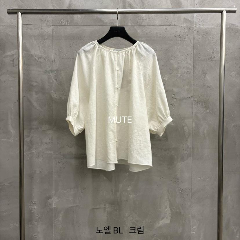 MUTE-P韓國代購女士新款時尚推薦26春夏熱賣休閑襯衫蕾絲衫MUTE襯衫/蕾絲衫