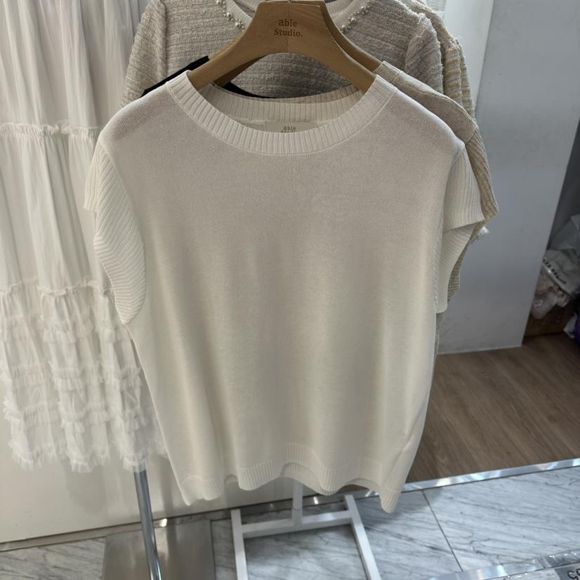 ABLESTUDIO韓國直郵實拍女士新款熱賣26春夏職業休閑針織衫ABLESTUDIO針織衫