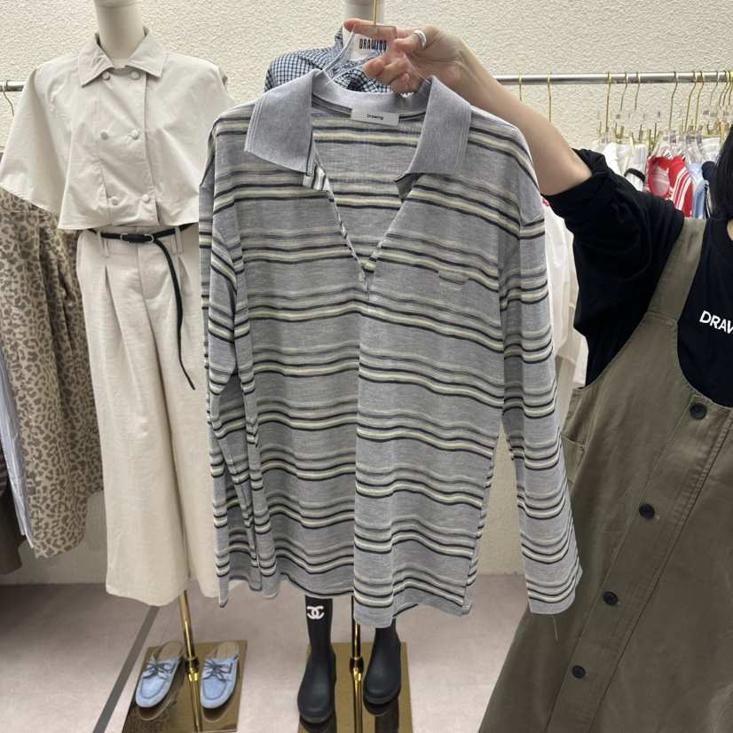 DRAWING韓國直郵女裝新品職業人氣熱賣休閑推薦26春夏針織衫DRAWING針織衫