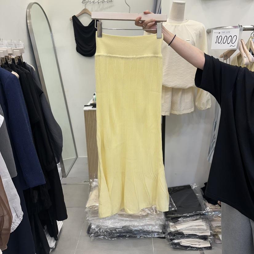 THE LOW韓國直郵實拍女裝新品熱賣職業時尚推薦26春夏長裙THE LOW長裙