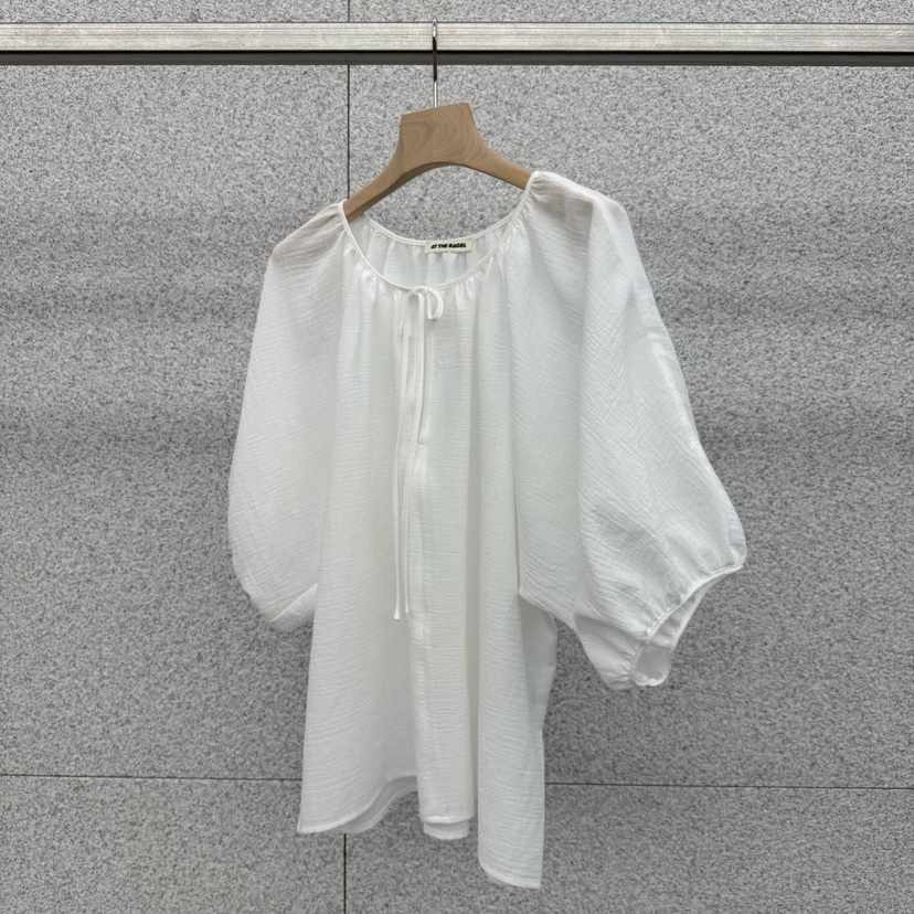 AT THE BAGEL韓國代購女裝新品時尚熱賣26春夏襯衫蕾絲衫AT THE BAGEL襯衫/蕾絲衫