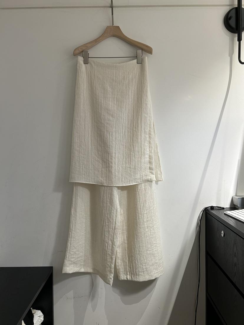 NOTICE韓國直郵女裝新款時尚熱賣26春夏職業裙褲百褶褶裙NOTICE裙褲