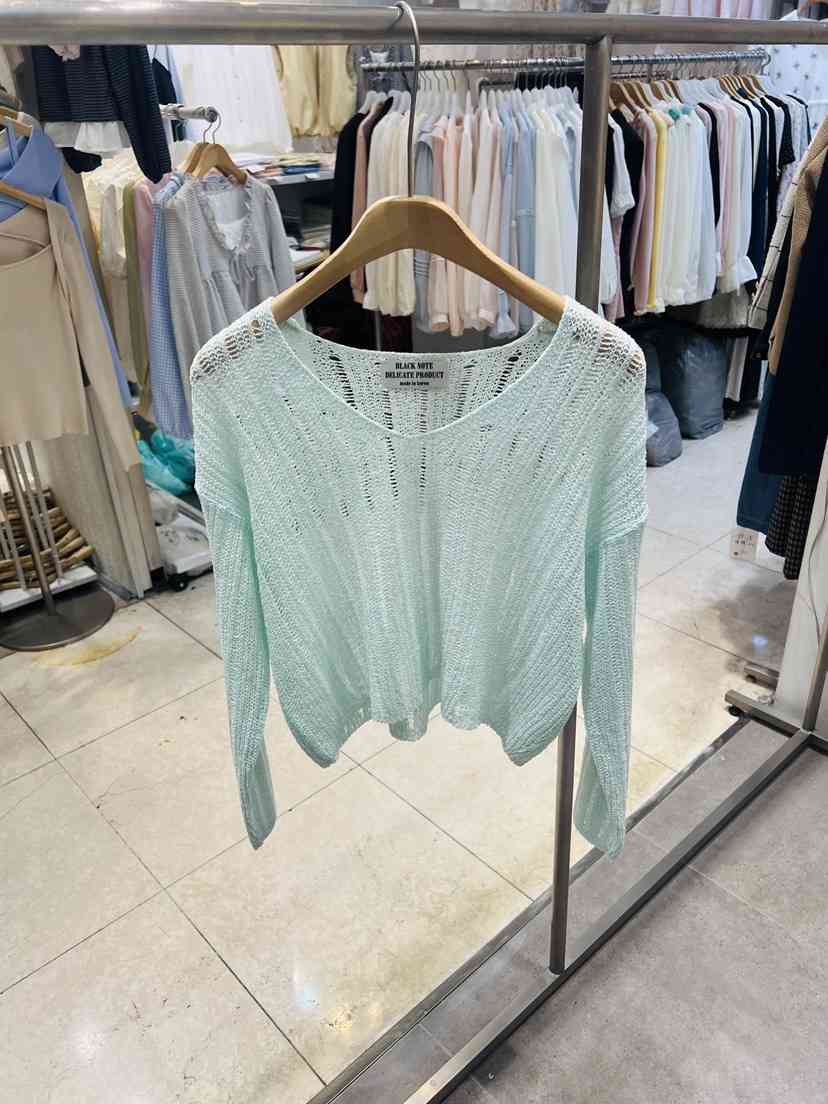 BLACK NOTE韓國直郵女裝新款人氣休閑26春夏職業時尚針織衫BLACK NOTE針織衫