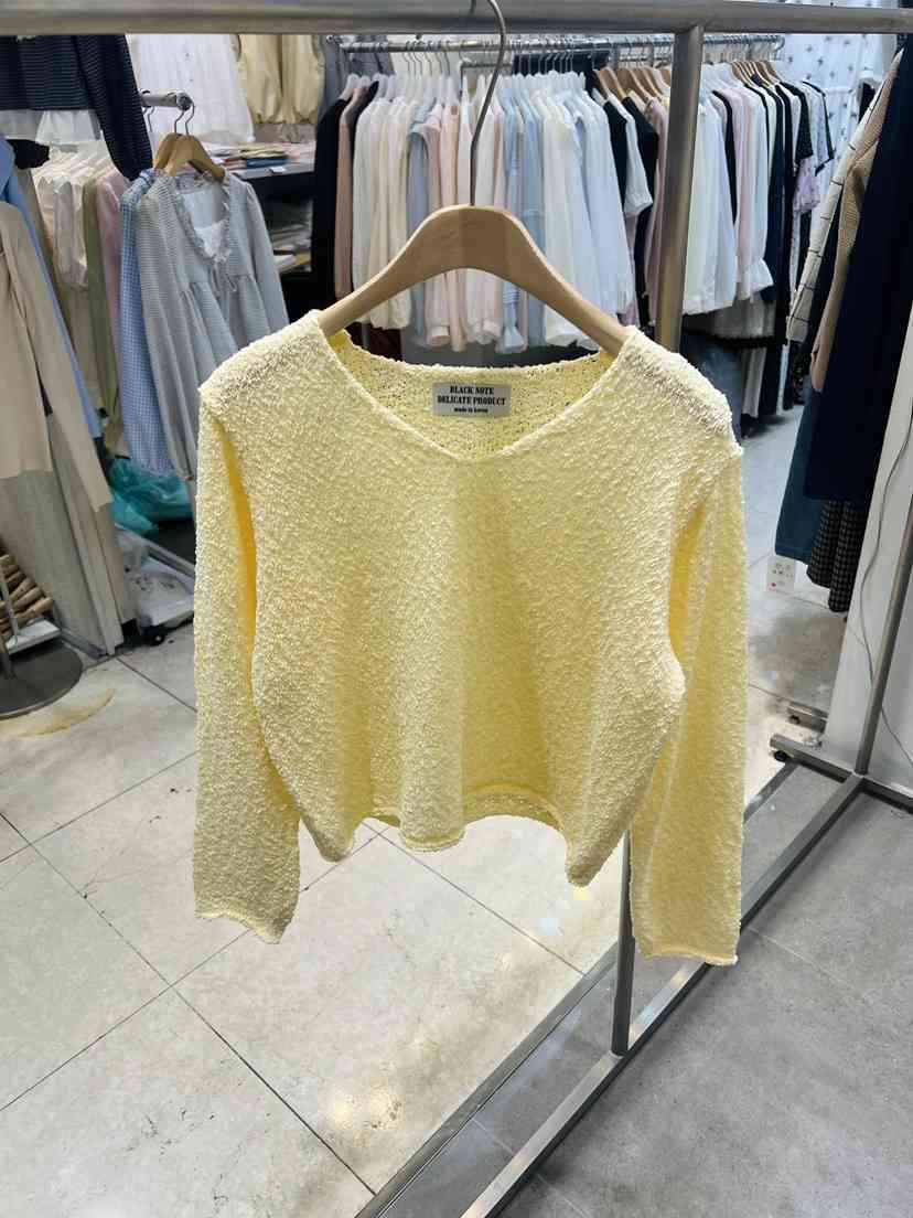 BLACK NOTE韓國代購女裝新款推薦休閑熱賣26春夏職業針織衫BLACK NOTE針織衫