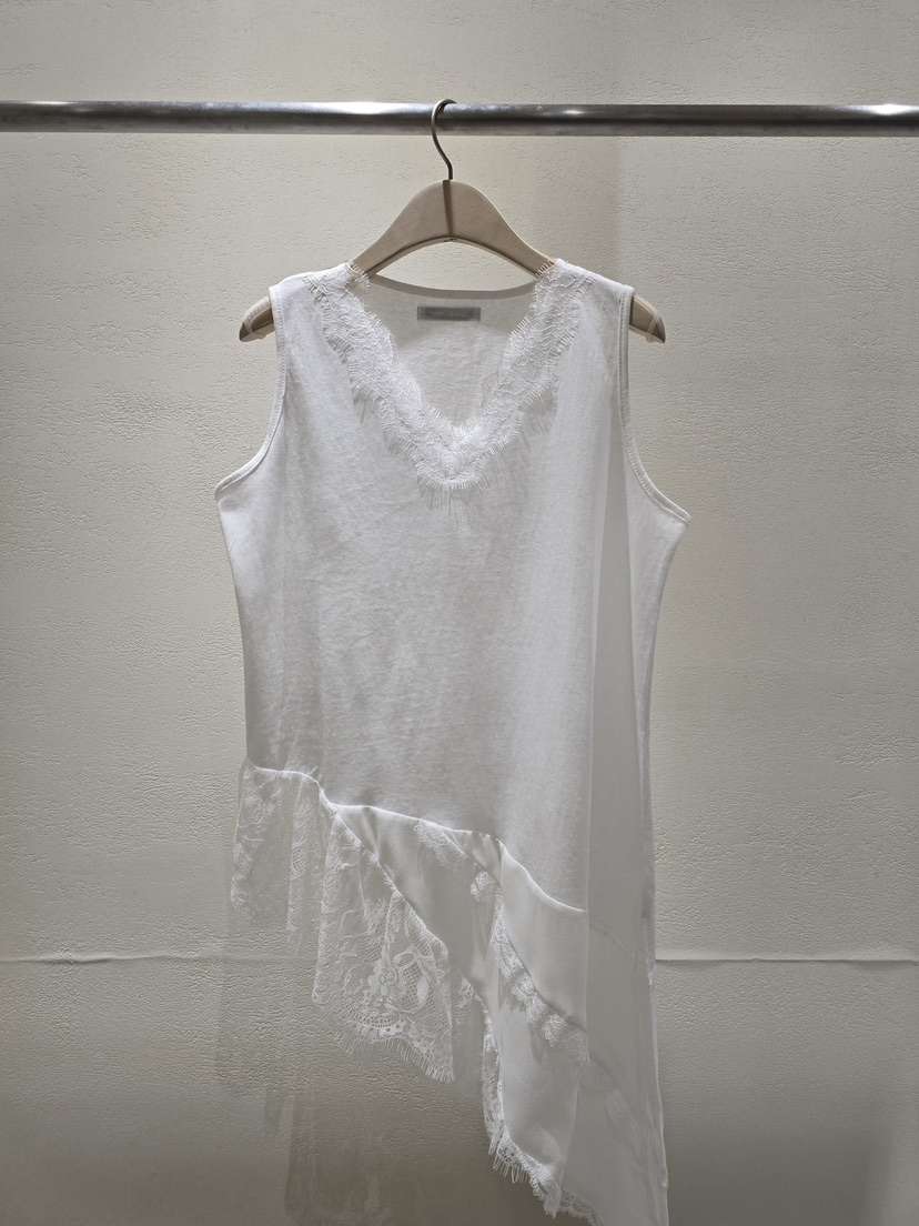 LIKEVAM韓國直郵女士新品26春夏推薦時尚職業吊帶背心不對稱LIKEVAM吊帶/背心