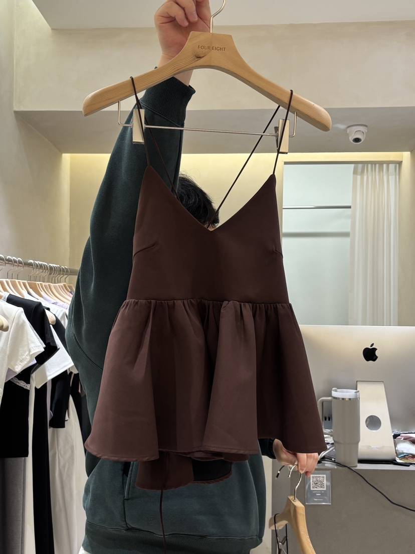 FOUREIGHT韓國東大門直郵女士新款職業26春夏休閑吊帶背心FOUR EIGHT吊帶/背心