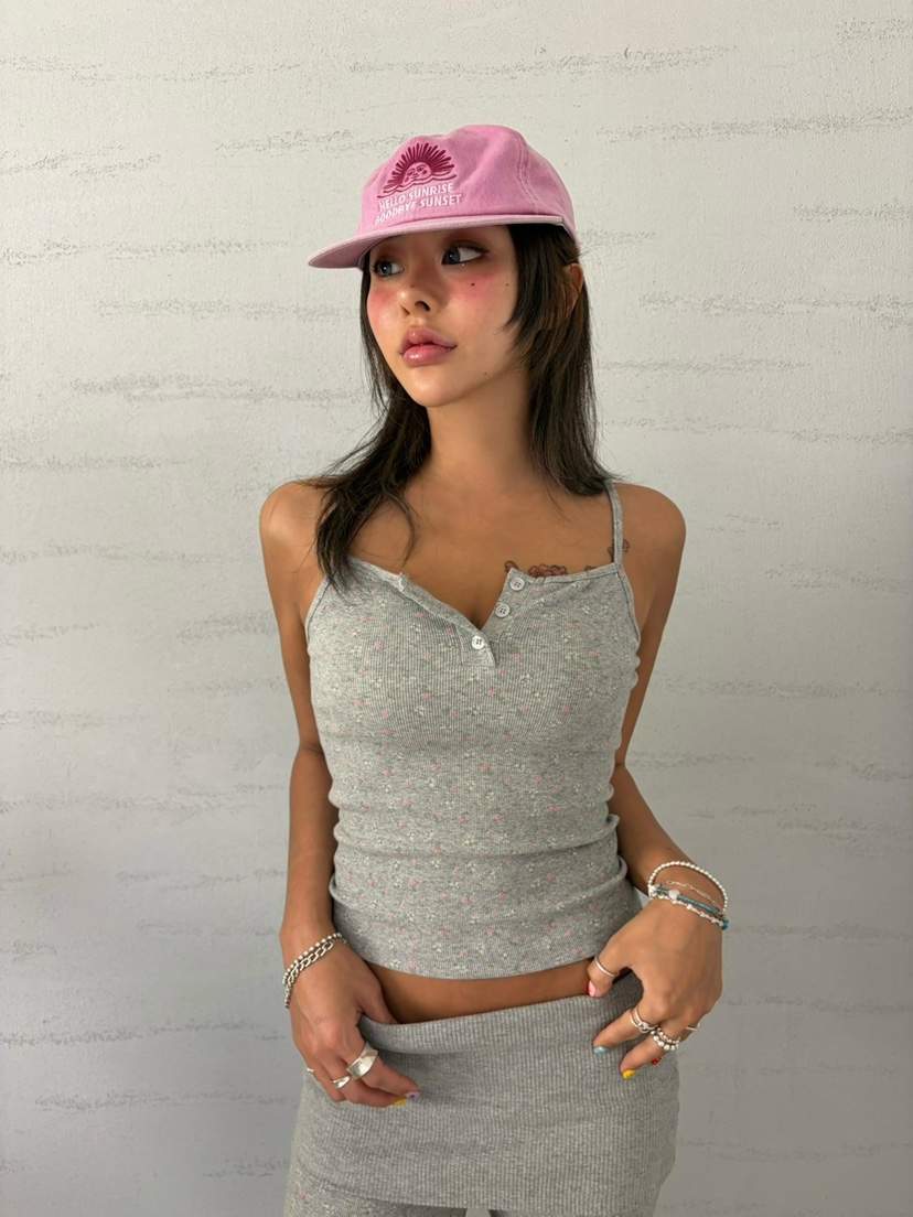 CUCUMBER韓國東大門代購女士新款熱賣推薦休閑26春夏吊帶背心CUCUMBER吊帶/背心