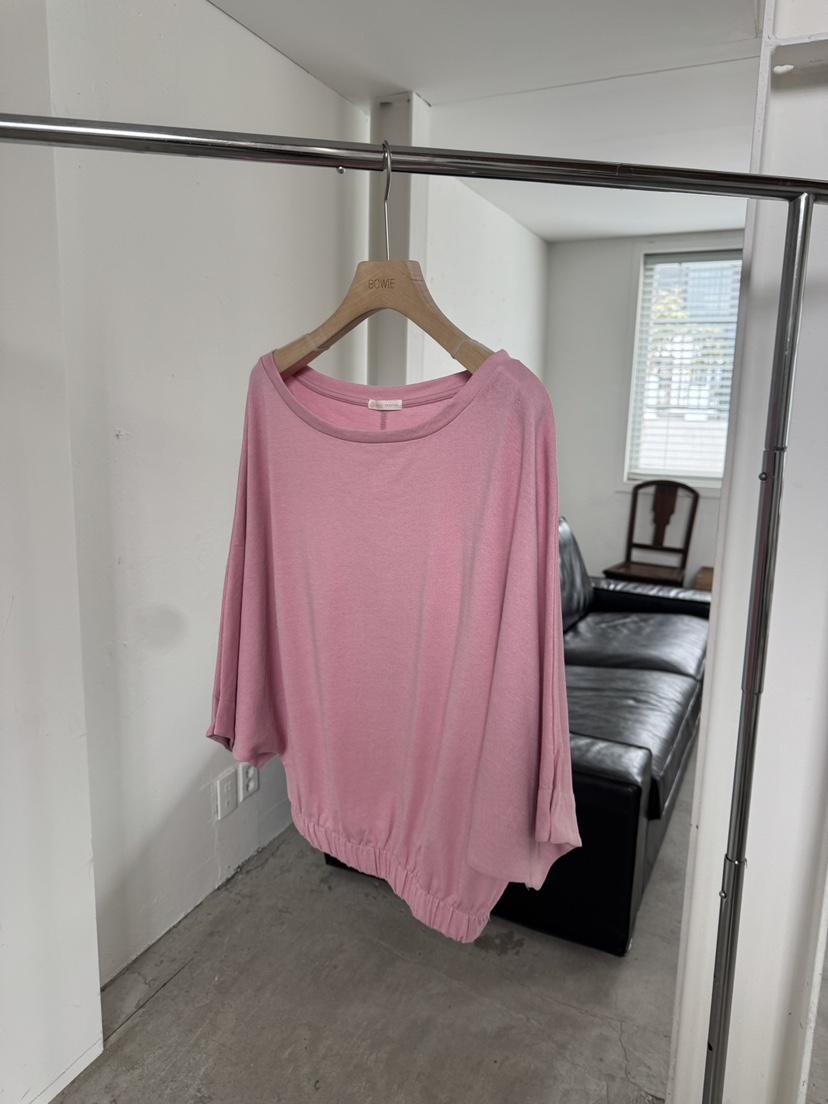 BOWIE韓國代購女裝新品職業熱賣時尚26春夏人氣長袖T恤寬松BOWIE長袖T恤