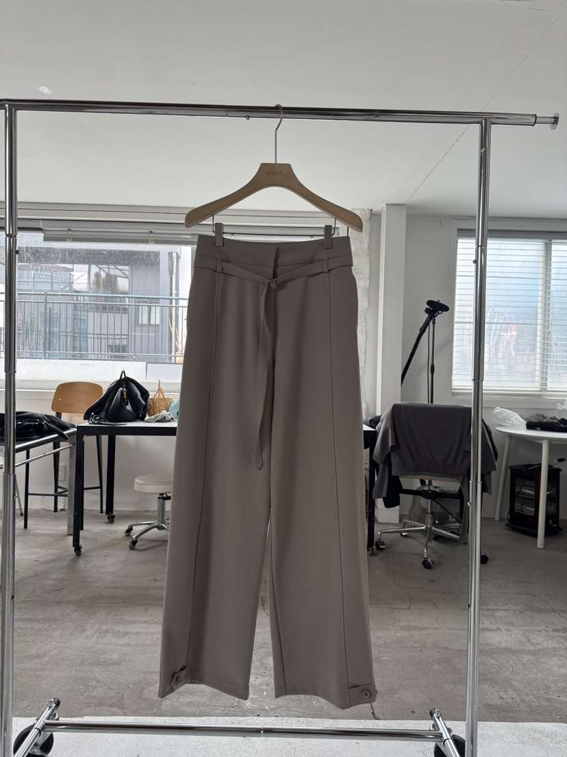 BOWIE韓國代購女裝新品推薦26春夏熱賣休閑職業時尚休閑褲BOWIE休閑褲