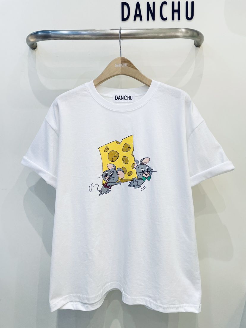 DANCHU韓國直郵女裝新款26春夏熱賣推薦時尚職業休閑人氣T恤DANCHUT恤